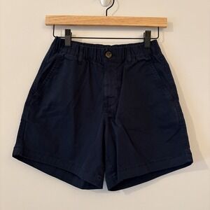 NWT Bearbottom Mens Stretch Chino Shorts 5.5" Navy Size S Cotton Blend Casual